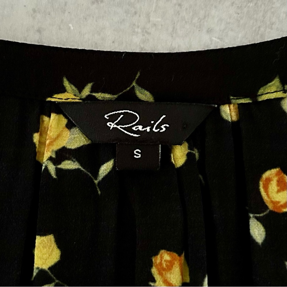 RAILS Jasmine Dress in Yellow Roses Print, S - Picture 7 of 13